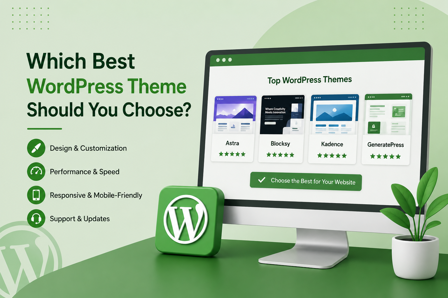 Best WordPress themes compared for design, performance, responsiveness, and support.