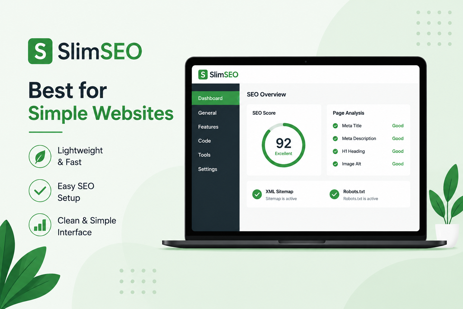Slim SEO — Best for Simple Websites WordPress SEO Plugin