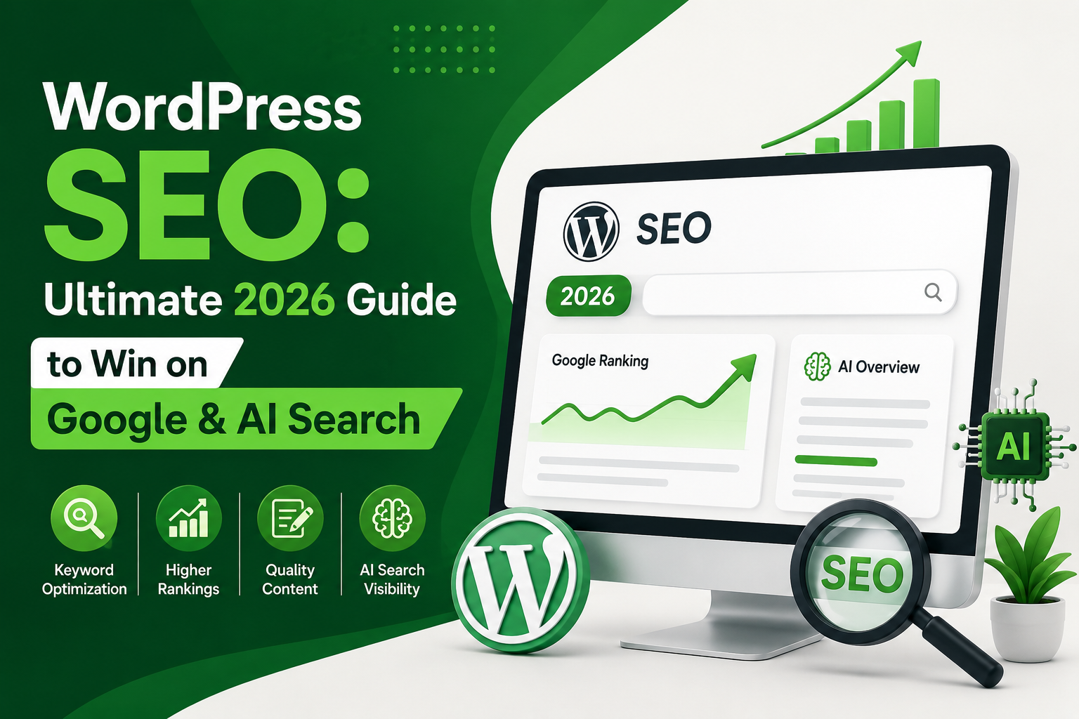 WordPress SEO Ultimate 2026 Guide to rank on Google and AI Search