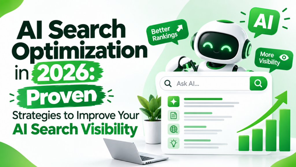 AI search optimization strategies to improve search visibility in 2026